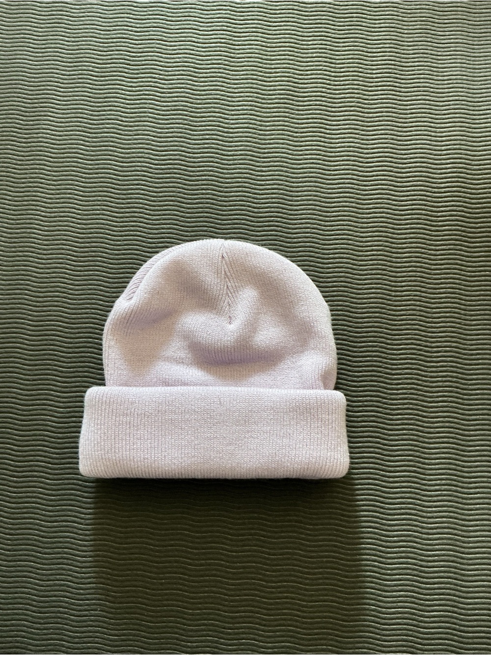 Soft Knit Beanie Hat in Light Purple